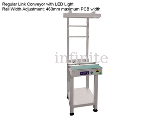 Convoyeur normal de lien de carte PCB de 2m 2.5m réglable avec la lumière de LED