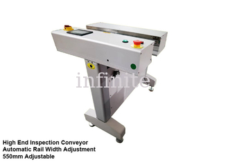 0.5m au convoyeur à bande de carte PCB de 0.6m 550mm avec l'ajustement automatique de largeur de rail