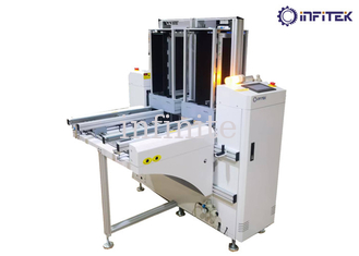 Double déchargeur de carte PCB de rail d'INFITEK BH-M-TN pour 50x80 - taille de carte PCB de 330x250mm