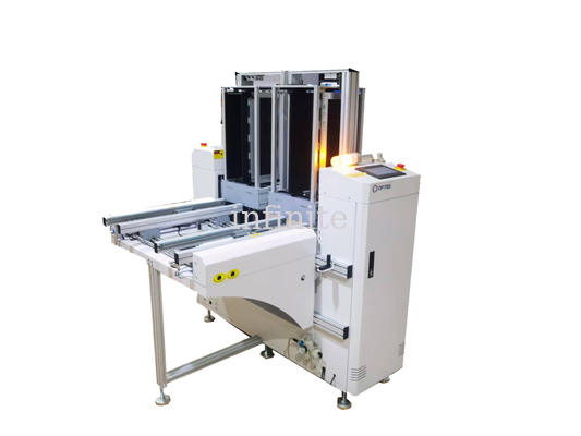 Ligne double chargeur SMT de rail de taille de M, matériel de manipulation de carte PCB de 50*80mm
