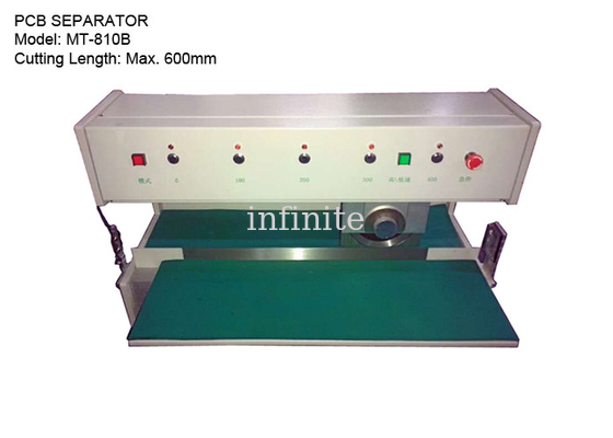 Longueur 500mm/s de la machine 600mm de séparateur de convoyeur de tour de carte PCB de 110/220V