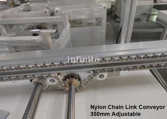 Convoyeur en nylon de lien de carte PCB de chaîne du convoyeur 4000mm de SMT de rouleaux en métal