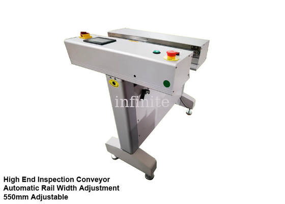 0.5m au convoyeur à bande de carte PCB de 0.6m 550mm avec l'ajustement automatique de largeur de rail
