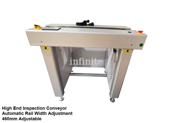 Convoyeur PCB haut de gamme 460 mm largeur maximale PCB avec réglage automatique de la largeur du rail
