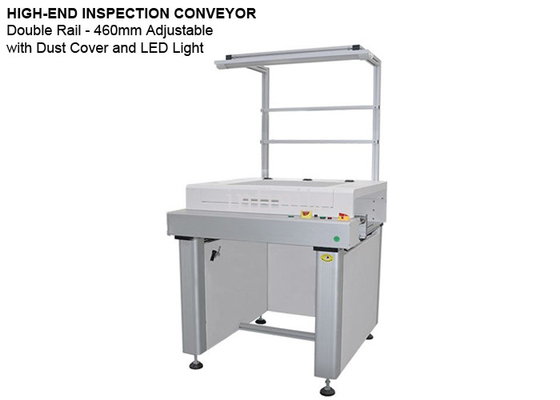 Largeur maximum de carte PCB du convoyeur 460mm d'inspection de carte PCB de SMT avec la lumière de LED