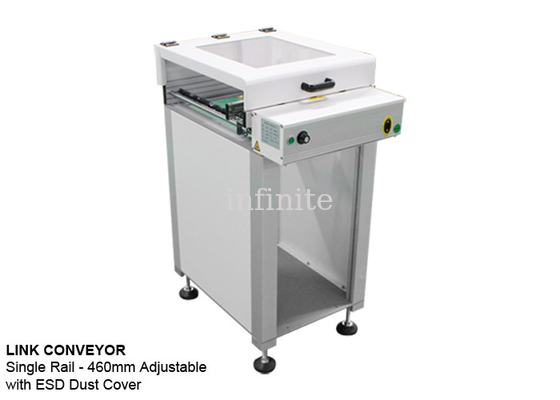 Chaîne de production simple du rail SMD taille 1.5m 2m 2.5m de 900mm avec la couverture anti-poussière d'ESD