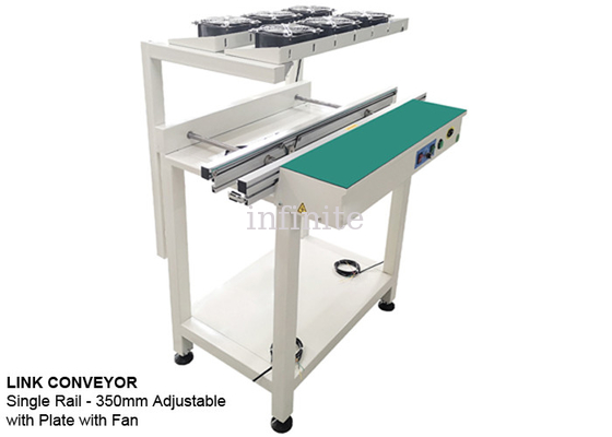 machine de SMT de carte PCB de longueur du convoyeur 2m 2.5m de 350mm SMT avec le plat