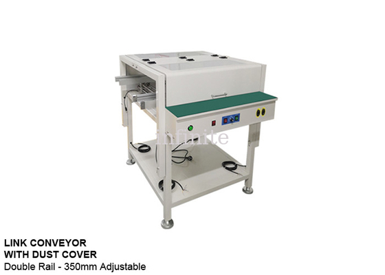 largeur réglable du rail 350mm de convoyeur de lien de carte PCB de 0.6m 0.8m