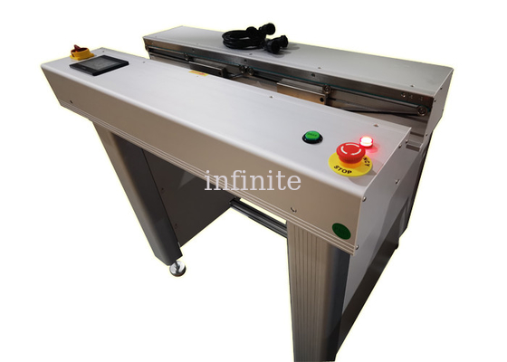 haut de gamme de double rail de convoyeur d'inspection de carte PCB de 0.8m à de 1m avec la couverture anti-poussière