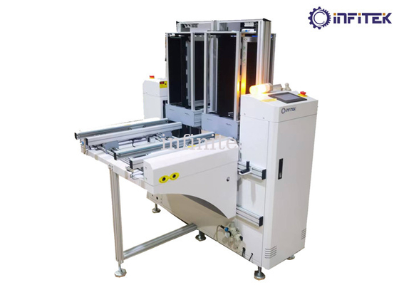 Double déchargeur de carte PCB de rail d'INFITEK BH-M-TN pour 50x80 - taille de carte PCB de 330x250mm
