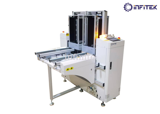 Déchargeur à deux pistes de magazine d'INFITEK BH-L-TN pour 50x80 - taille de carte PCB de 445x330mm