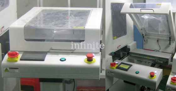 Type à extrémité élevé de couverture en métal convoyeur de SMT avec la fenêtre transparente d'ESD