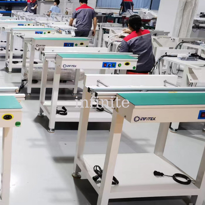1.5 Mètre Single Rail Normal SMT Pcb convoyeur 460mm largeur maximale réglage de largeur de rail motorisé